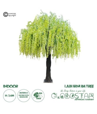 GloboStar® Artificial Garden LABURNUM TREE 20165 Τεχνητό Διακοσμητικό Δέντρο Λαβούρνο Υ340cm
